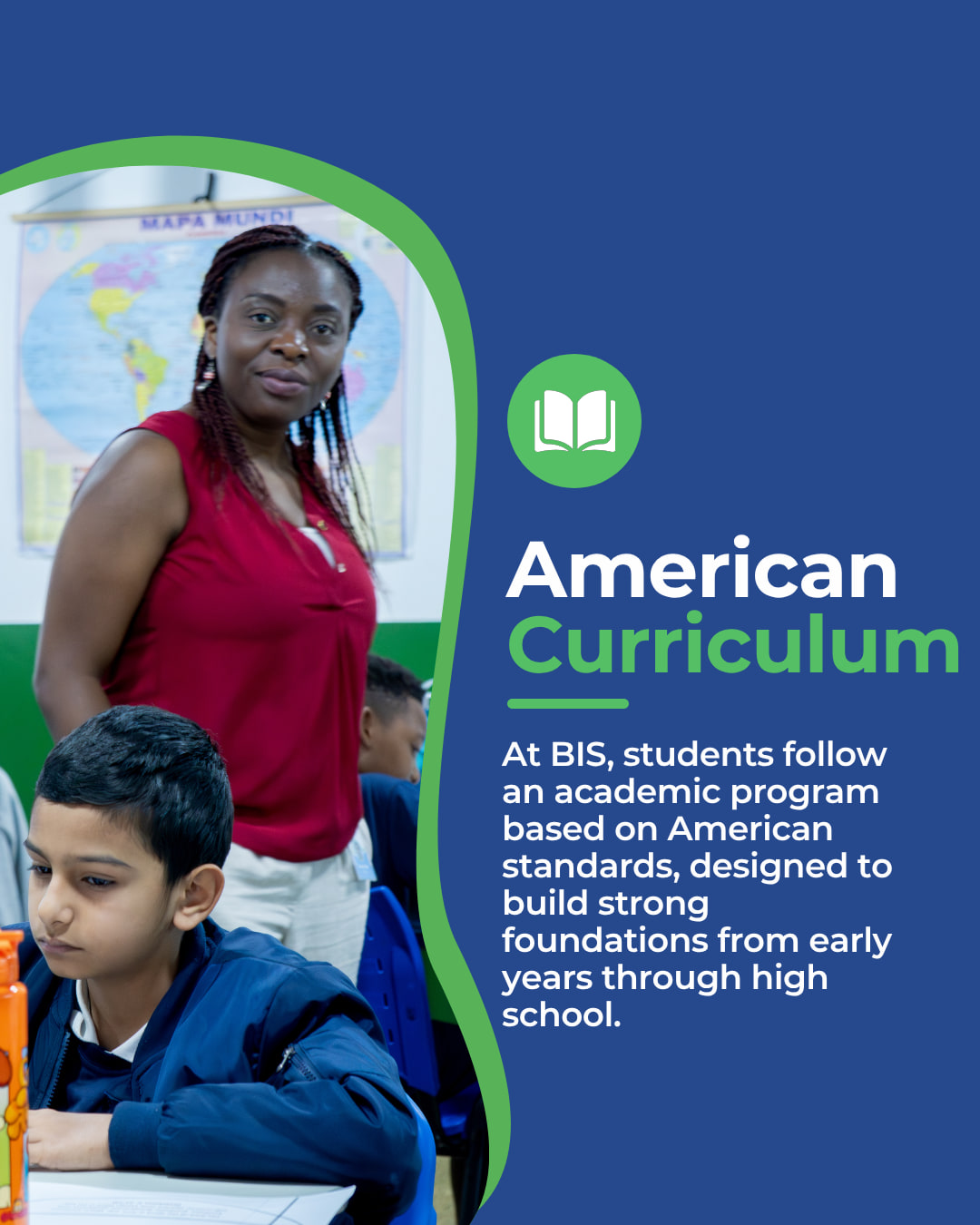 Brasília International School American curriculum campaign image
