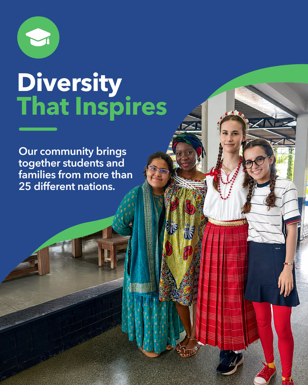 Brasília International School diverse international community image
