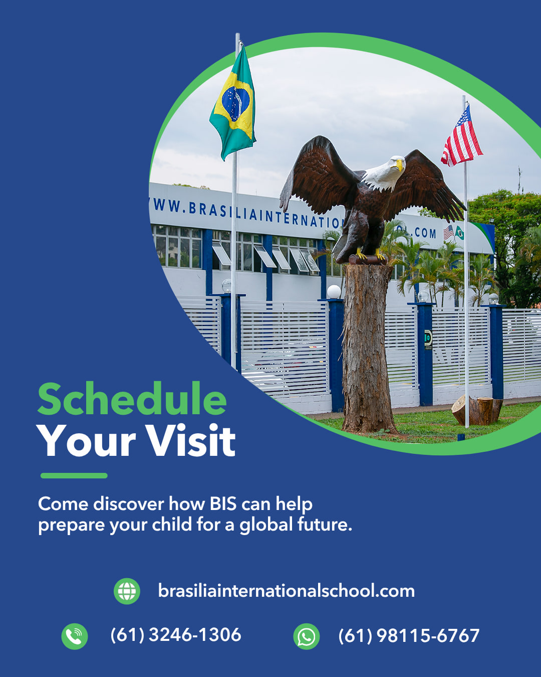 Brasília International School student life campaign image